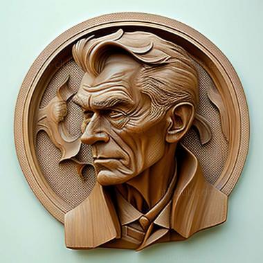 3D model Charles Wilson Peel American artist (STL)